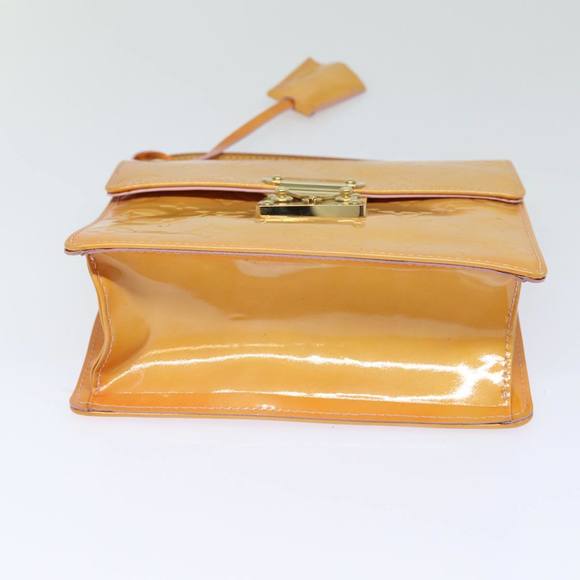 LOUIS VUITTON Vernis Spring Street Hand Bag Marshmallow Pink M91033 Auth 80345 - Picture 5 of 16